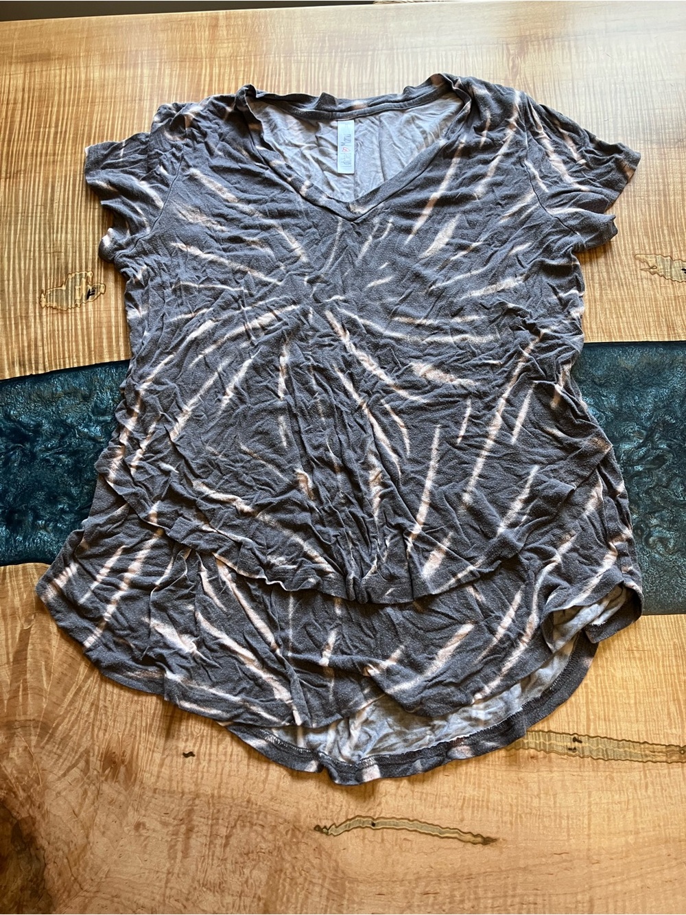 Latched mama v-neck nursing tee shirt